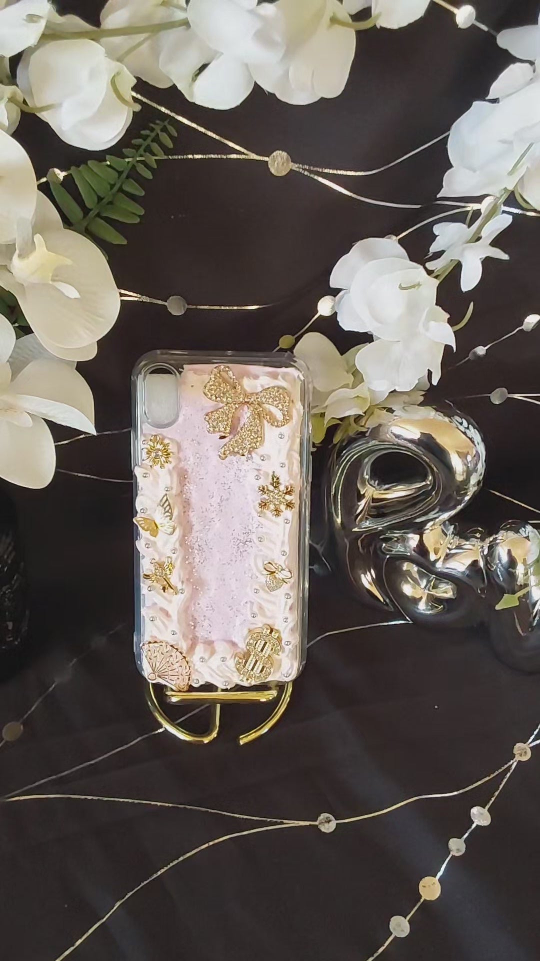 Coque de téléphone personnalisés en live où hors live colle crème , résine où les deux
